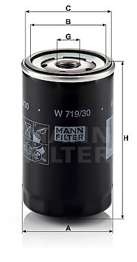 719 mann filter filtro - w, 719/30