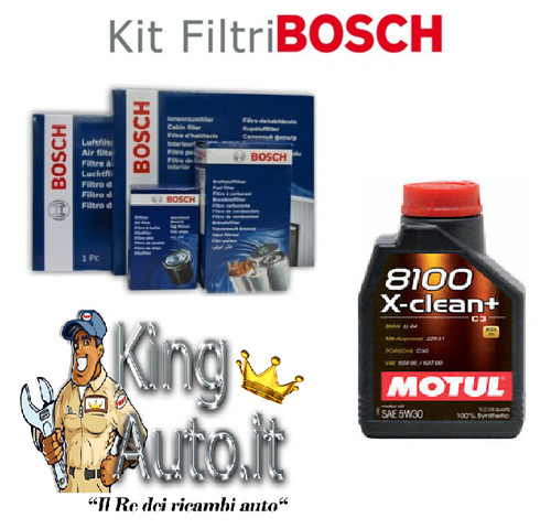 Kit tagliando filtri bosch - tagliando, +